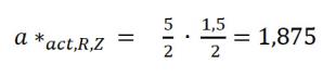 a*act,R,Z =1,875