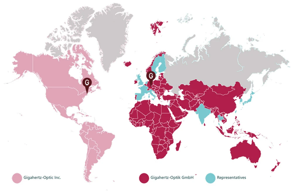 Sales Network Gigahertz Optik