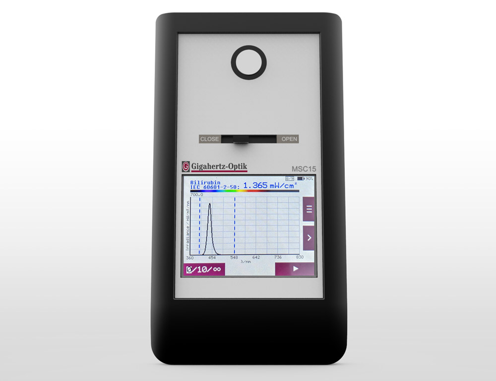 Content (Image) – MSC15-Bili Blue light phototherapy irradiance meter for all lamp types