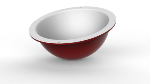 UMBB-100 base sphere, open half shell UMBB-100 base sphere, open half shell