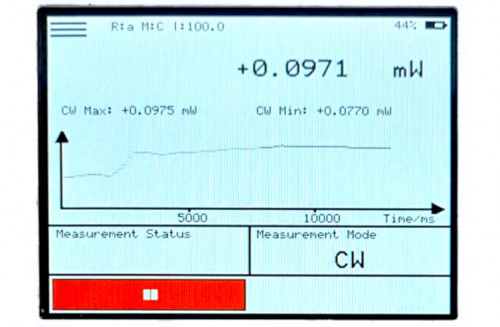 Display with timed logger Display with timed logger