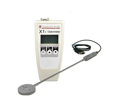 带有单独的 RCH-116-4 检测器的 UV 固化辐射计，用于测量 UV-A 和蓝光辐射固化的大功率 LED 灯