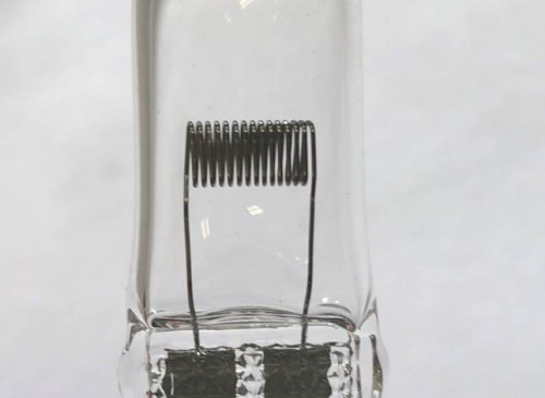 Stable filament for use as calibration lamp (shown before frosting) Stable filament for use as calibration lamp (shown before frosting)
