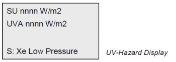 UV Hazard Display UV Hazard Display